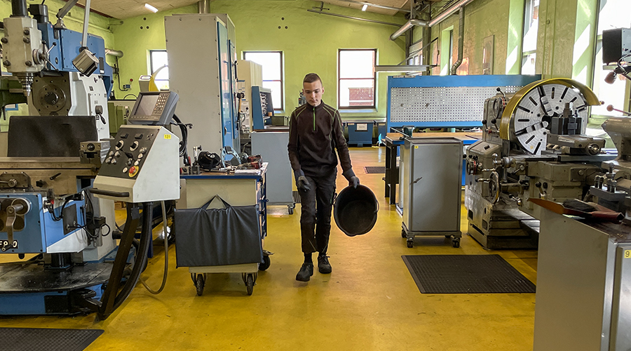 Marcus Welander er arbejdsdreng hos Lykkegaard