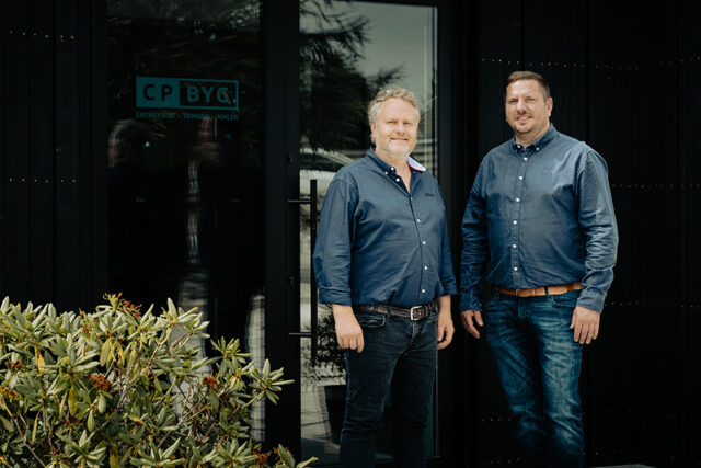 Christian Poulsen og Jesper Juul driver i dag CP Byg sammen 