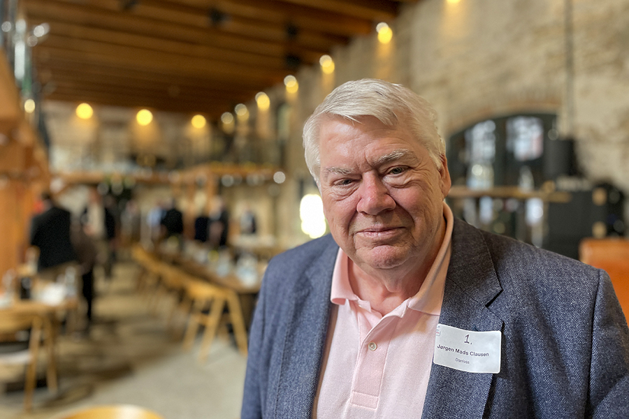 Jørgen Mads Clausen portræt Jørgen Mads Clausen giver de lokale virksomheder en venlig opsang